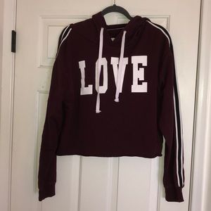 crop hoodie